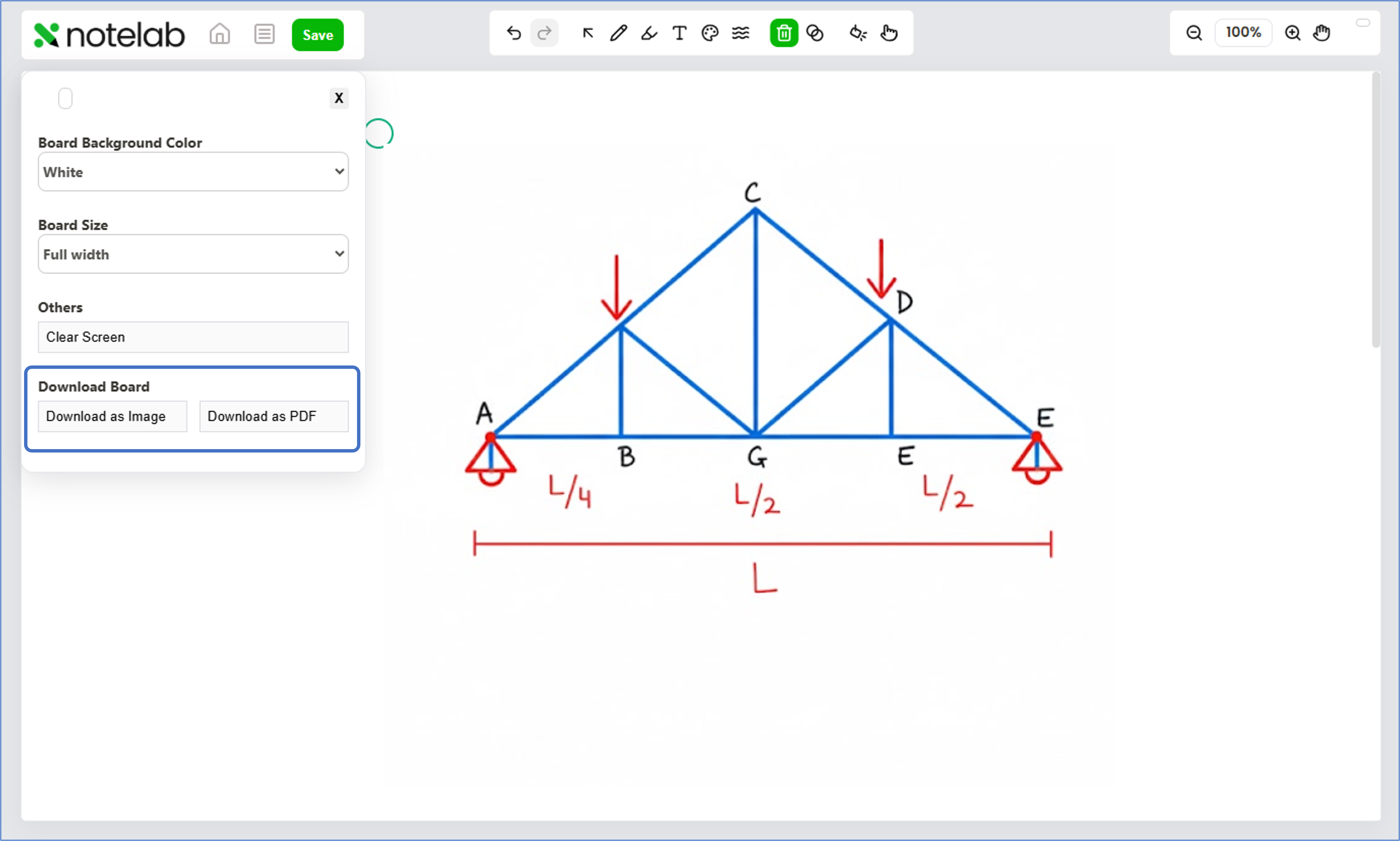 download the board as pdf
